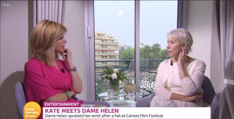 Helen Mirren Good Morning Britain, L'oreal