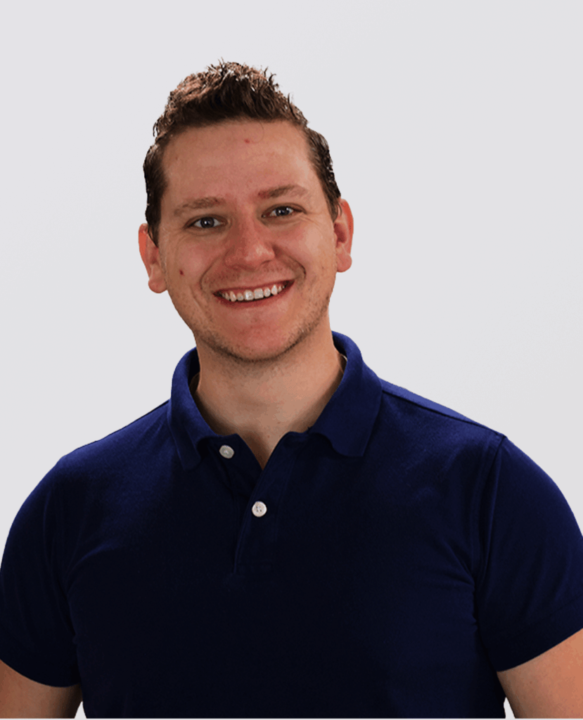 Smiling man in a polo shirt
